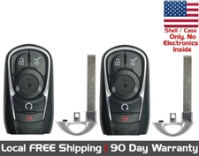 2x New Replacement Key Fob SHELL / CASE for Select Buick Vehicles