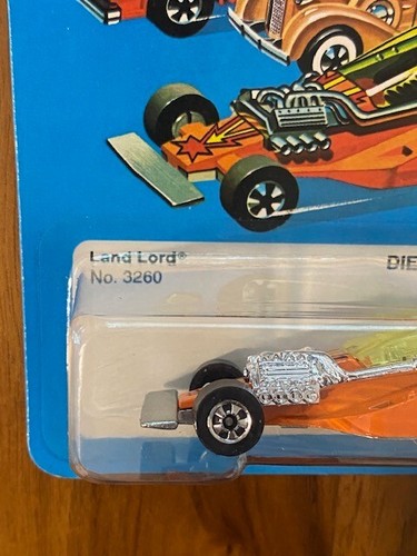 VINTAGE 1982 HOT WHEELS BLACKWALL LAND LORD #3260 NRFP HONG KONG UNPUNCHED NICE - Picture 2 of 16