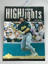 1997 Upper Deck Season Highlights Checklist 382-409 Card #320 Mark McGwire
