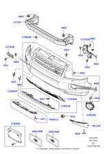 Land Rover Genuine LR022207 Grille Bumper Replacement For Freelander 2 2006-2014