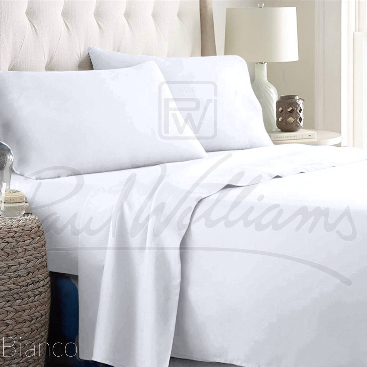 Laura Biagiotti, Set Lenzuola Matrimoniali Cotone, Completo Letto, 100