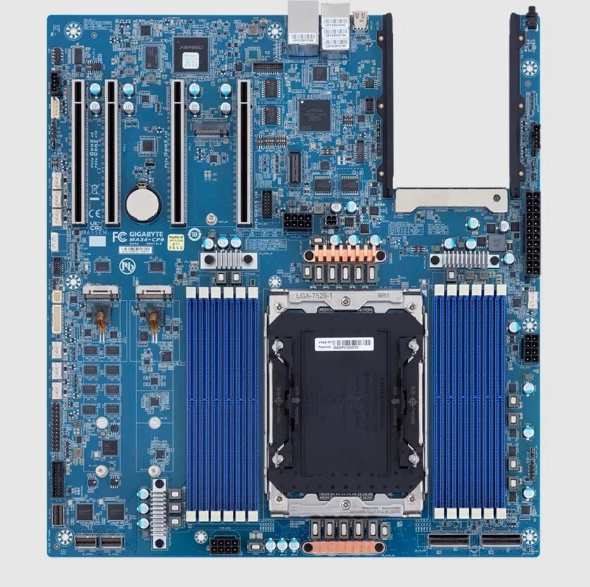 Ｍａａａ Gigabyte MA34-CP0 Motherboard For Intel Xeon 6 LGA 7529 TDP up to