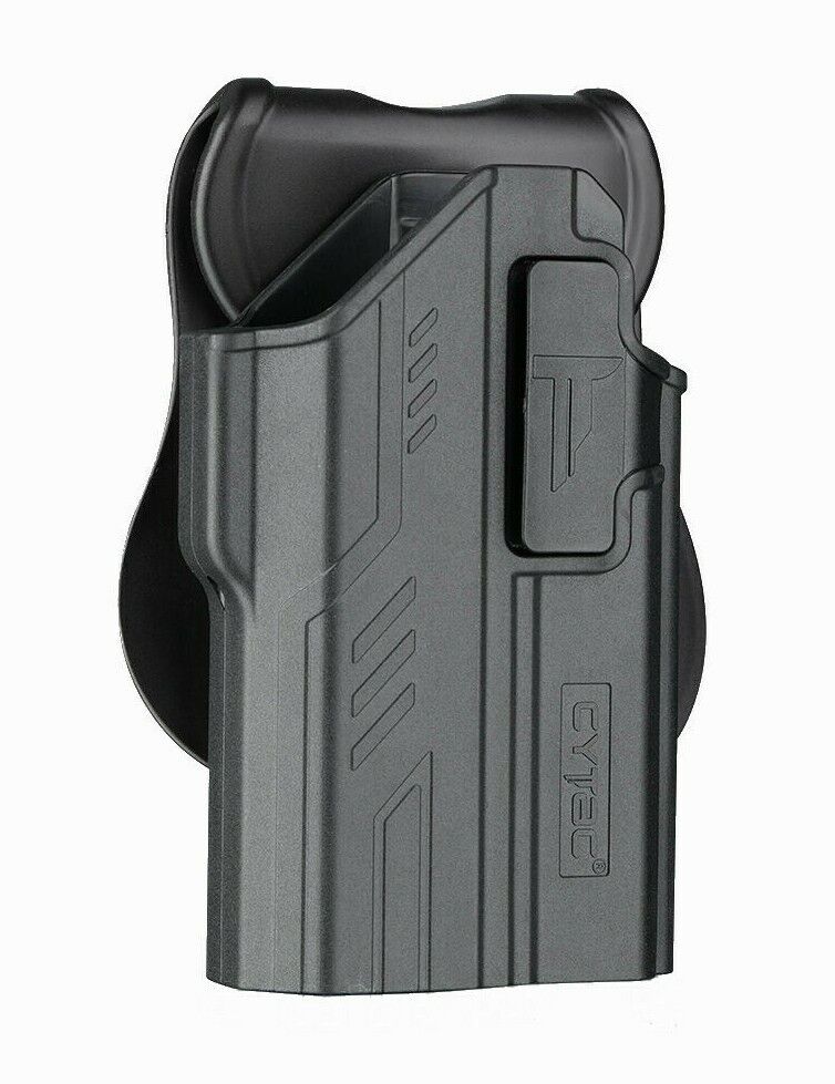 For Glock 17/22 w Light/Laser Level 2 OWB Paddle Holster w Quick Release Button