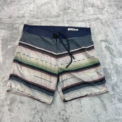 Outerknown Evolution Trunk Boardshorts Mens 34 Multicolor