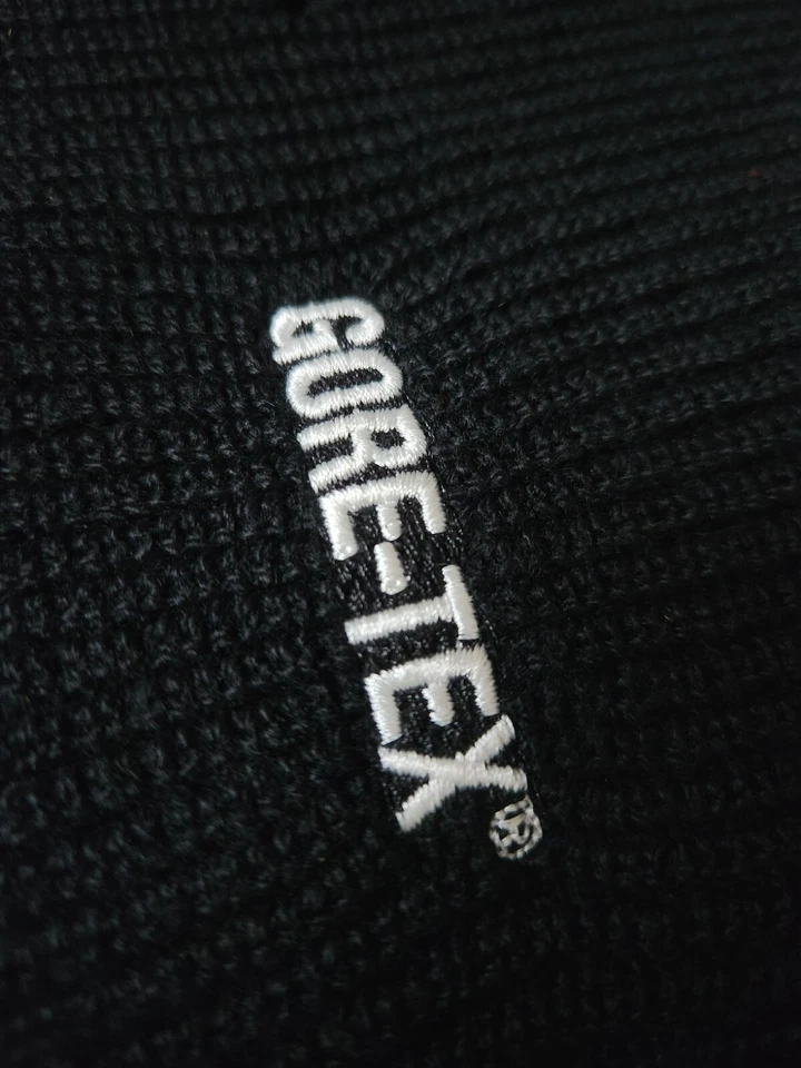 FW18 Supreme GORE-TEX Bonnet Noir Imperméable Petit Logo Boîte - Photo 4/4
