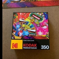 Kodak Premium Craz-Z-Art Puzzle 350 Pieces Fun Pinball Game 24" x18" Complete