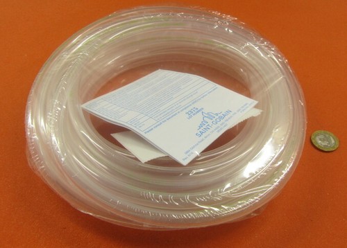 Tuyau Tygon 2375 PVC Transparent - Dimensions 3/8" OD X 1/4" ID X 1/16" Mur - Longueur 50 Pieds (15m) - Pour Liquides, Air, Laboratoire - Neuf