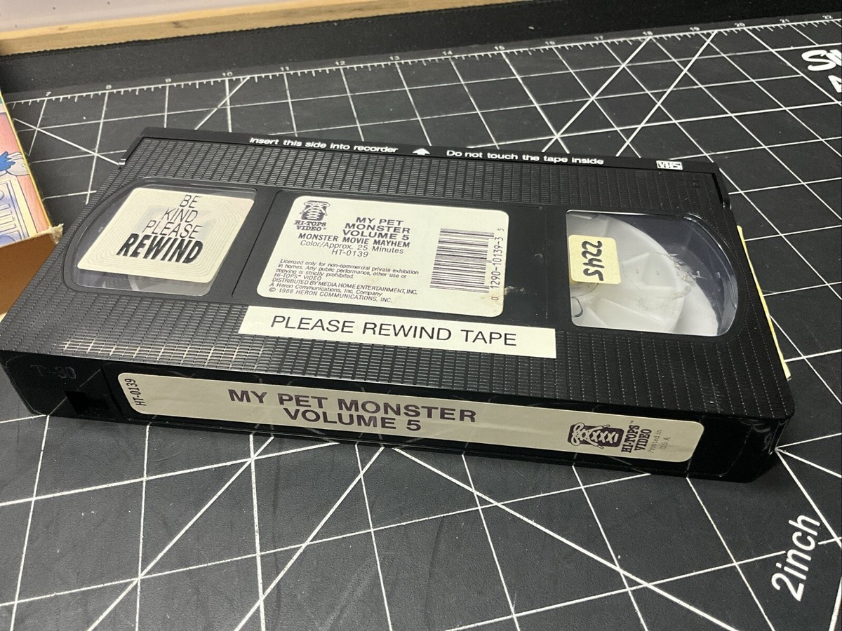 My Pet Monster Vol 5. Monster Movie Mayhem VHS 1988 | eBay