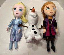 Kohl's Cares Disney's Frozen II Plush Stuffed Doll Lot Anna Elsa  Olaf
