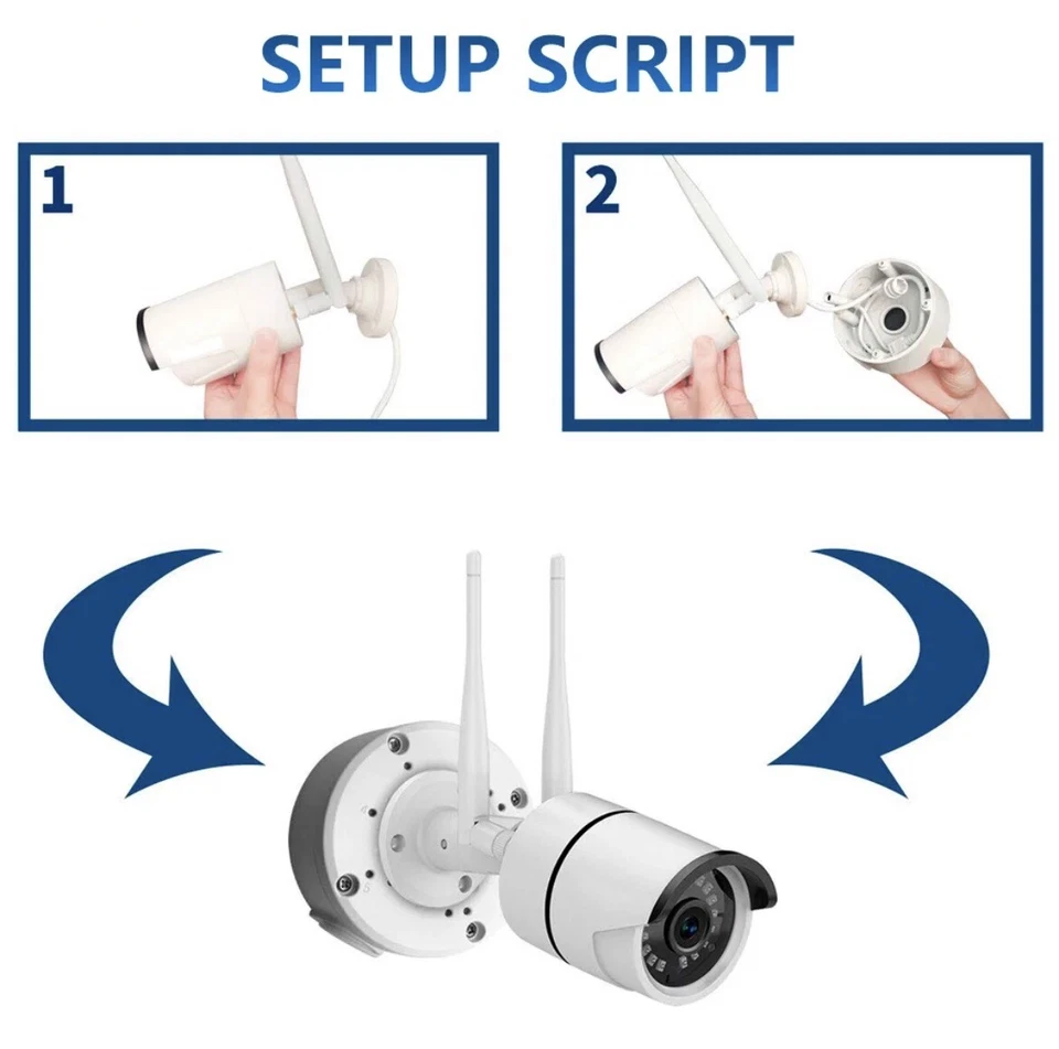 Soporte de montaje en caja de conexiones de cámara para cámaras de seguridad - Paquete de 10 Foto 4 de 4
