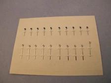 LECOULTRE NOS HAND SET MEMOVOX WRIST ALARM WHITE BATON 8/12.5MM  #55