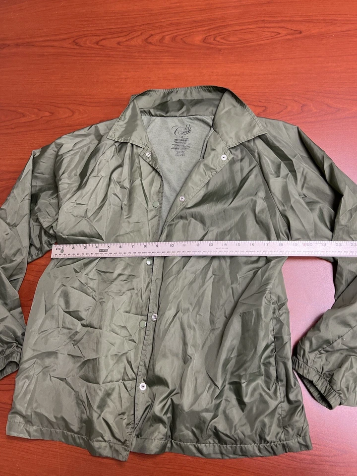 Jaqueta corta-vento Cold Crush unicórnio gráfico Snap verde tigre tamanho médio 3c - Imagem 4 de 4