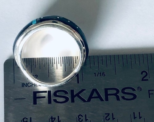BIG NASA Space Dome celestial Men's Opal ring 10 Space Exploration Sterling T - Picture 8 of 13