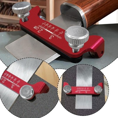 Honing Guide System Aluminium-Meißelschärfer für Holzbearbeitungsmeißel und Hob~