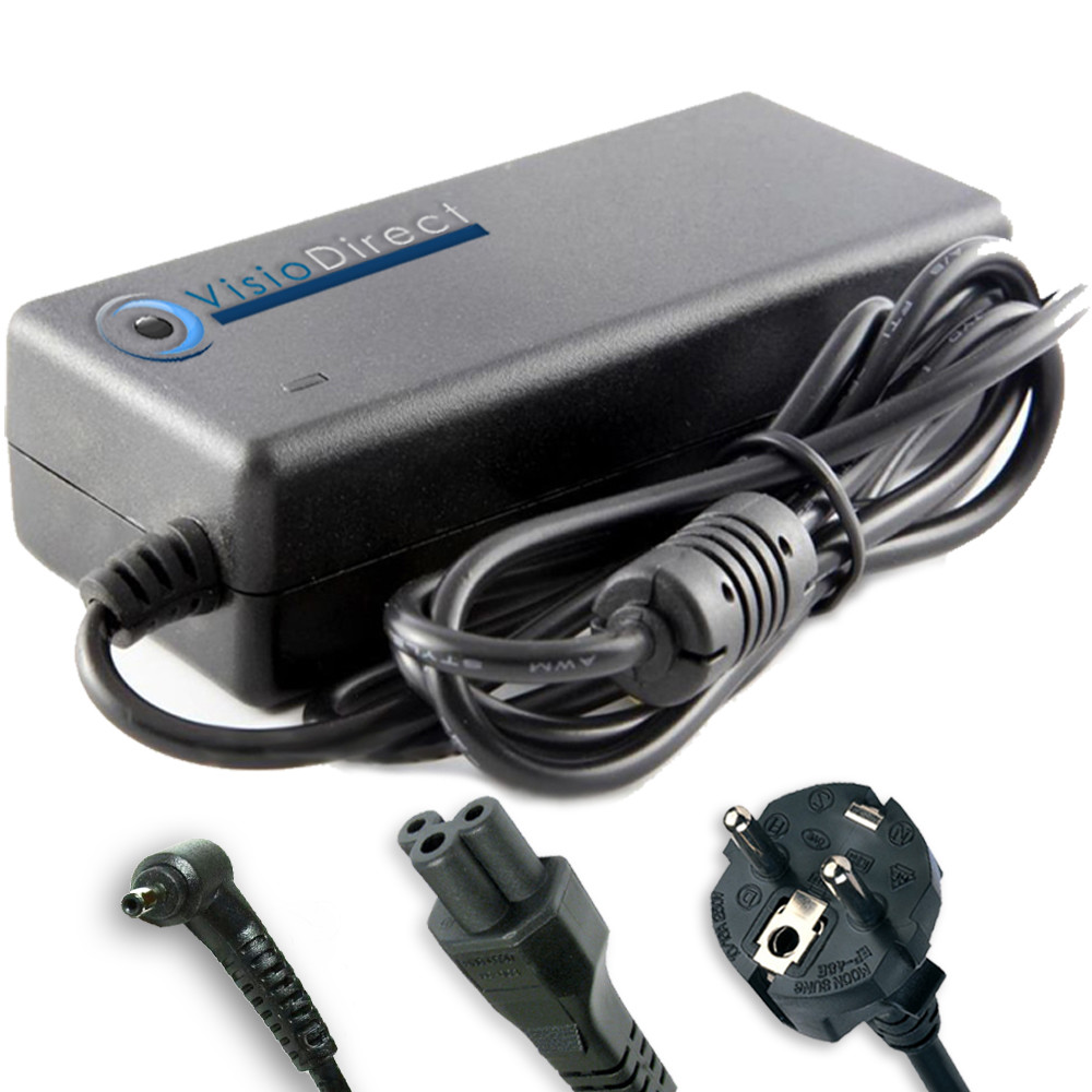 Chargeur ASUS Eee PC 1011 protection surchauffe bloc compact
