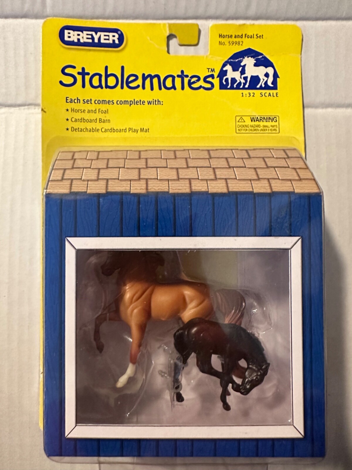 Breyer Stablemate Horse & Foal Set 59982 Morgan Cross Stallion & foal 1 ...