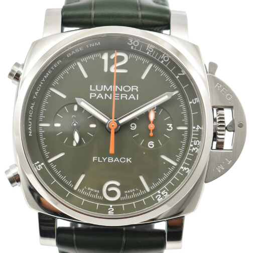 PANERAI PAM 1296 Luminor Chronograph Flyback Verde Militare
