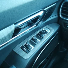 Matte Wood Grain Window Lift Switch Button Panel Cover Trim For Kia Telluride