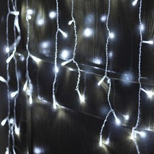 5M 16.5ft LED Curtain Icicle String Light 96LED Fiary Garland Christmas Decorati