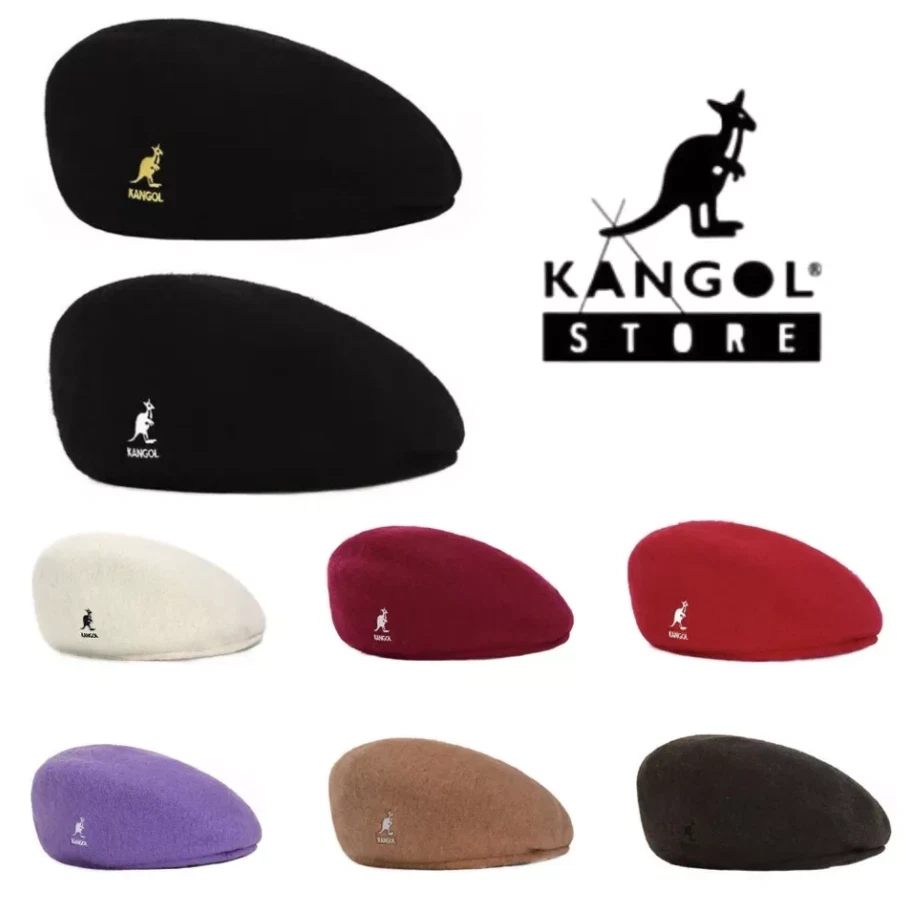 Venta Caliente Kangol Invierno Lana Cálida Newsboy Gorra Plana Informal Mujeres Hombres Boina Sombrero Foto 2 de 3