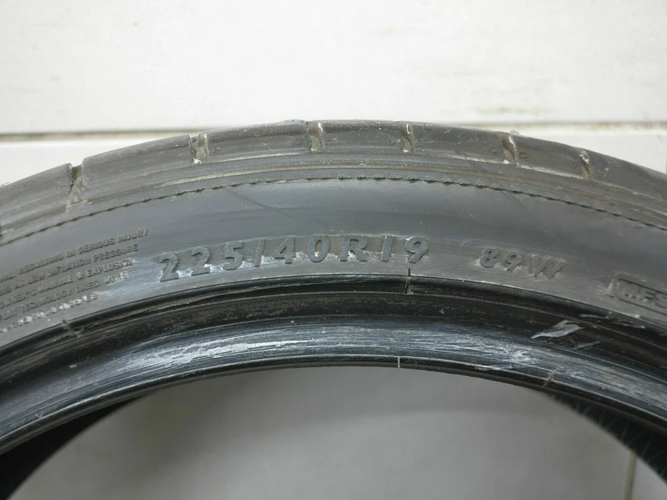 2x Sommerreifen Dunlop SP Sport Maxx GT 225/40 R19 89W / 1218 / 6,0 mm / * RSC - Bild 2 von 2