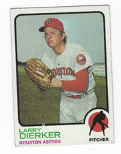1973 TOPPS LARRY DIERKER #375 HOUSTIN ASTROS