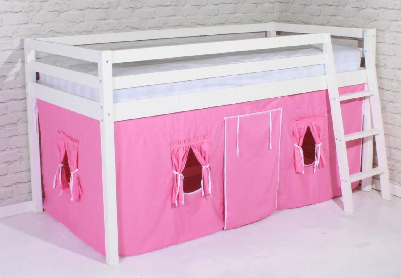 BED TENT CURTAIN ONLY FREE POCKET on selected options Cabin Bed 100