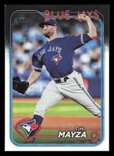Tim Mayza Rainbow Foil 2024 Topps Update US203 Toronto Blue Jays