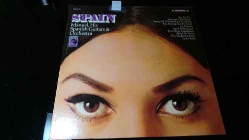 LP LATIN: SPAIN MANUEL, HIS SPANISH GUITARS & ORCHESTRA RARE 103390 060 - 第 1/4 張圖片