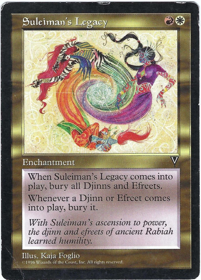 (4X) Suleiman's Legacy Visions Rare Playset – MTG Magic the Gathering Card - Image 4 of 4
