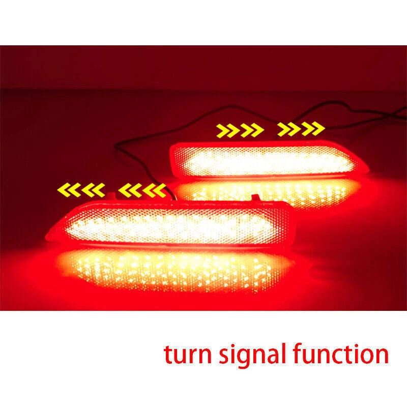 Luz de parachoques trasero LED luz antiniebla trasera señal de freno para Honda CR-V CRV 2007-2009 Foto 2 de 4
