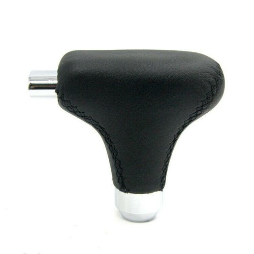 Black PU + Carbon Steel Racing Car Automatic Gear Shift Knob Shifter Lever Head - Picture 4 of 9