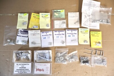 DUNCAN MODELS O GAUGE KIT BUILT JOB LOT of FACTORY MACHINERY MOTORS & GEARS oj
