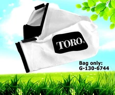 Genuine Toro 130-6744 Grass Catcher Bag Flex-Force Recycler BAG ONLY