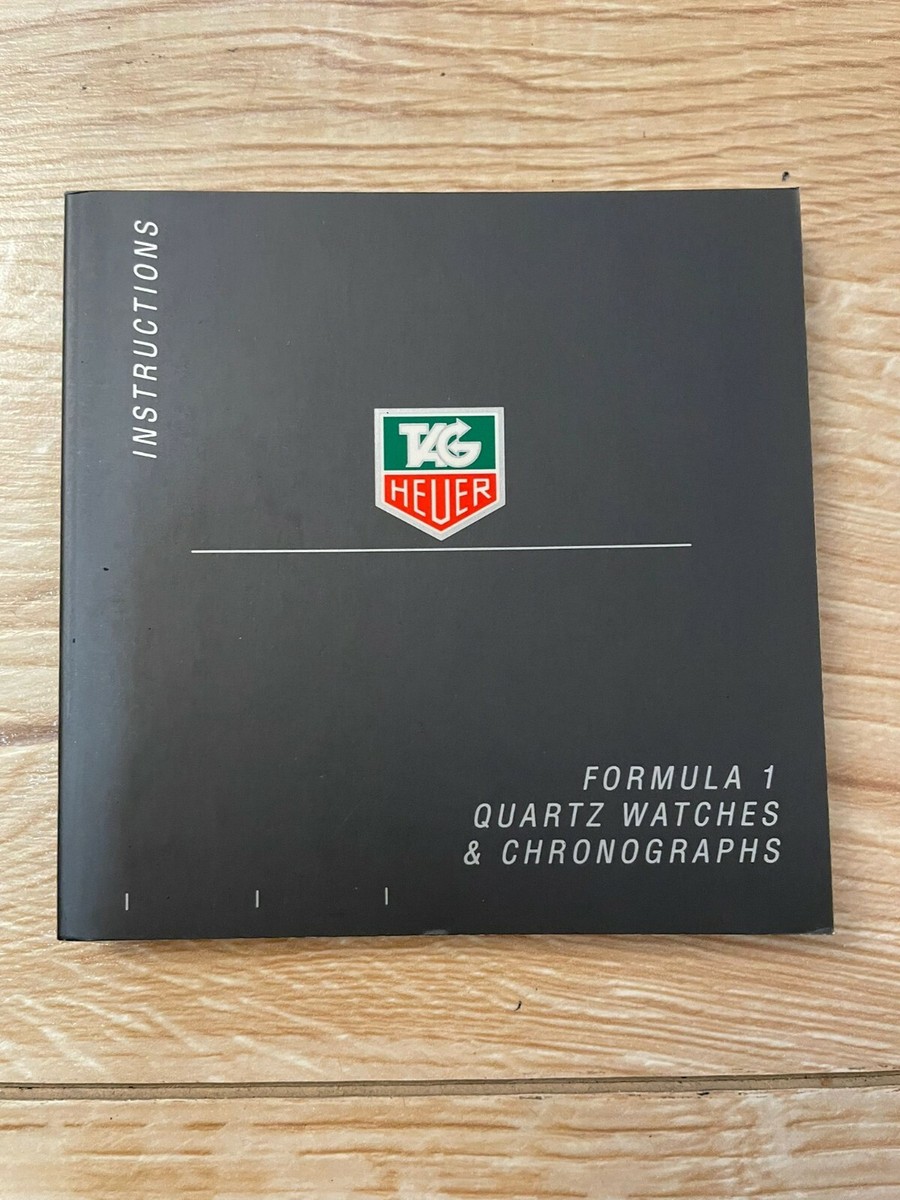 Notice Originale TAG Heuer Pour Montre Calibre S 1/100th - Occasion