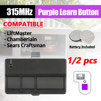 For LiftMaster Raynor Garage Door Opener Remote Part Purple Learn Button 371LM