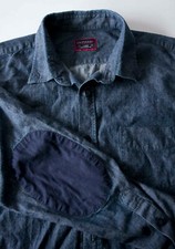 UNTUCKit by Brad Richards Shirt Elbow Patch Size M/L   *29Fg0327a7