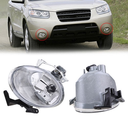 Faros antiniebla LED para parachoques delantero Hyundai Santa Fe 2007 2008 2009 - Imagen 2 de 9