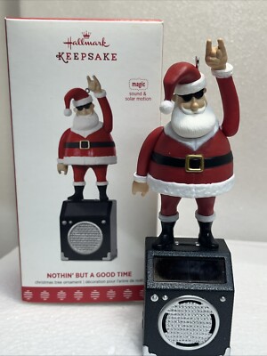 Hallmark Nothin' But A Good Time Keepsake Magic Ornament Sound Motion NEW 2017