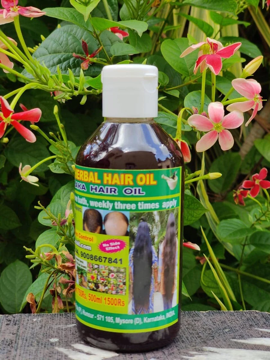 Mysore Kaveri Herbal Brungamalaka Herbal Hair Oil for Dandruff