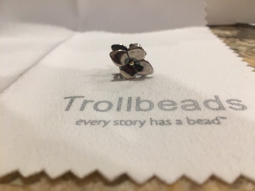 Trollbeads Hydrangea Bead Charm Sterling Silver 925 - Picture 6 of 8