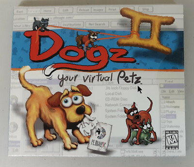 Dogz Your Virtual Petz by P.F. Magic for Windows 95 PC CD ROM 1997