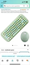 MOFii Keyboard Candy BT 100 Key Bluetooth Fashion Mixed Green Retro