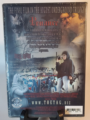 August Underground Penance Toetag DVD Sealed Fred Vogel August Underground Penance Toetag DVD Sealed Fred Vogel