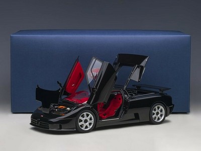 1/18 Bugatti EB110 SS Nero Vernice Black Model Car By AUTOart