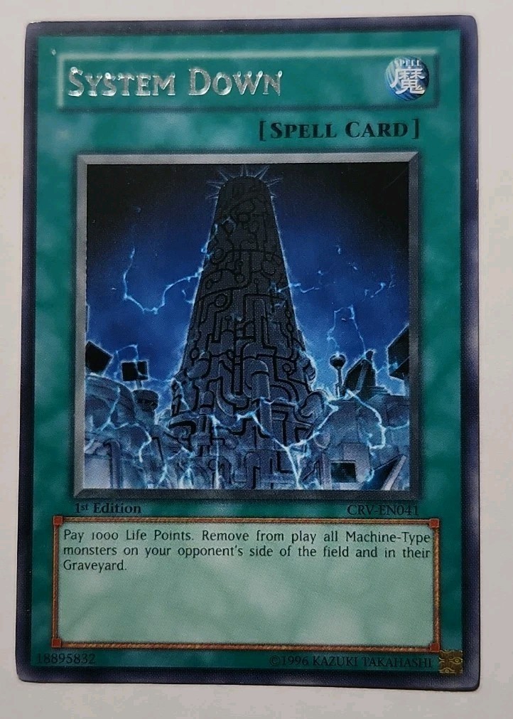System Down CRV-EN041 (YuGiOh Cybernetic Revolution) — is it worth grading?