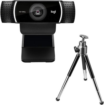 Logitech C922 PRO Webcam Full-HD 1080p Stativ Autofokus Streaming Schwarz USB