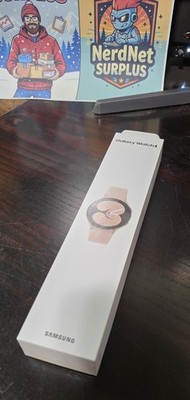 Samsung Galaxy Watch4 SM-R860 40mm Aluminum Case with Sport Band - Pink Gold...