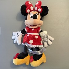 Disney Junior Mickey Mouse Large Plush Minnie Mouse Red Polka Dot NWT 20  