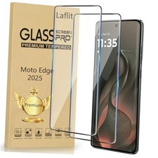 2 Pack for Motorola Moto Edge 2025 Screen Protector Tempered Glass, 9H